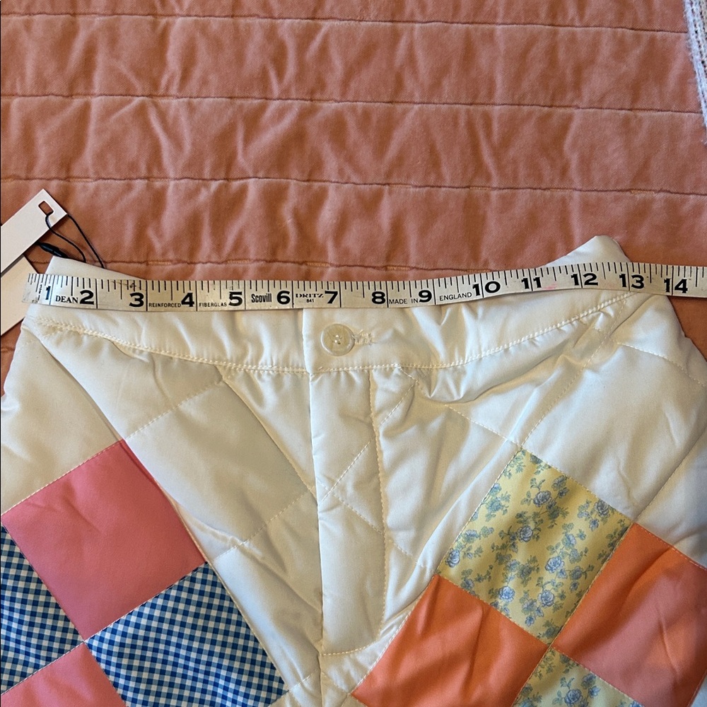 Colorful ADA Patchwork Quilted Joggers BNWT Yellow the Label - Picture 6 of 7